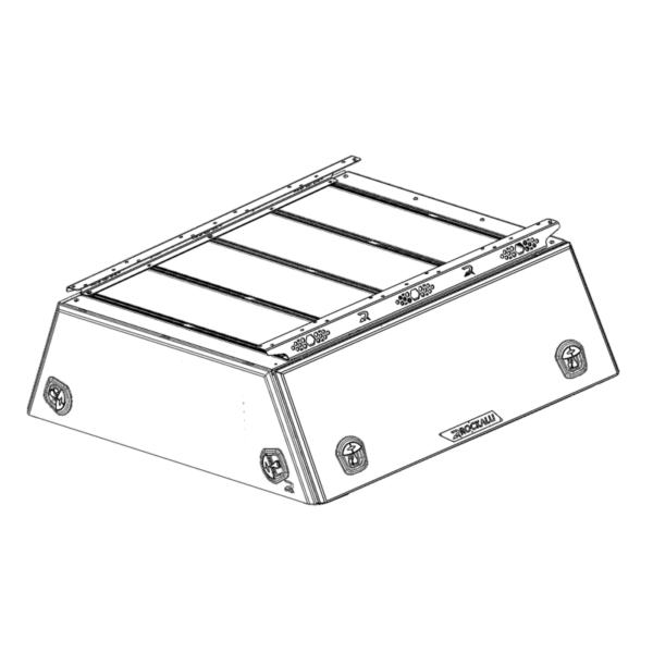 Backbone pour ARB Baserack & Pioneer Rhino-rack - Hardtop V3 ROCKALU Double Cabine – Image 2