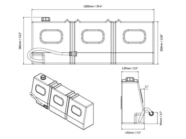 RESERVOIR D'EAU FRONTRUNNER A PAN INCLINE 50 LITRES – Image 4