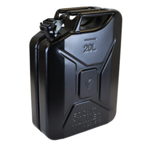Jerrican 20L Finition en acier mat noir Front Runner