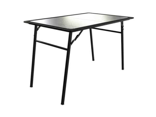 KIT TABLE DE CAMPING PRO EN INOX AVEC SYSTEME DE STOCKAGE SOUS LA GALERIE FRONTRUNNER (750x1130MM) – Image 5