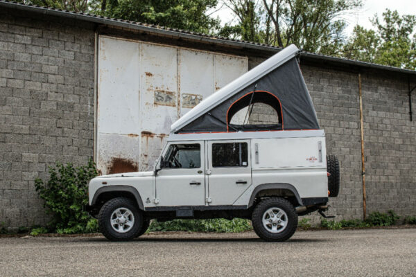 TOIT RELEVABLE ALU CAB ICARUS BLANC POUR LAND ROVER DEFENDER 110 – Image 3
