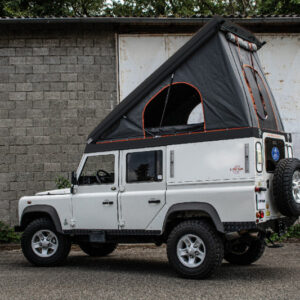 TOIT RELEVABLE ALU CAB ICARUS NOIR POUR LAND ROVER DEFENDER 110