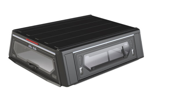 HARDTOP ALU CAB "CONTOUR NEXT GENERATION" - ALUMINIUM NOIR AVEC VITRES LATERALES