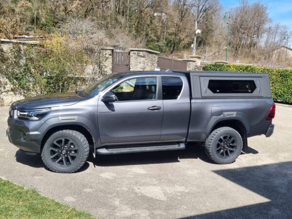 HARDTOP ALU CAB "CONTOUR NEXT GENERATION" - ALUMINIUM NOIR AVEC VITRES LATERALES – Image 3